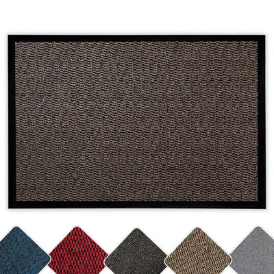 Washable Dirt Trapper Door Mat - Heavy Duty, Non-Slip Rubber Backed ...