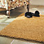 Washable Plain Anti-Slip Modern , Shaggy Rug Easy to clean Dining Room-67cm X 200cm