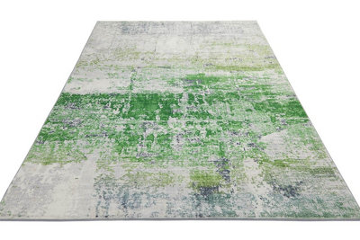 Washable Rug Modern Lux Ivory Green Rug 120x180cm for the