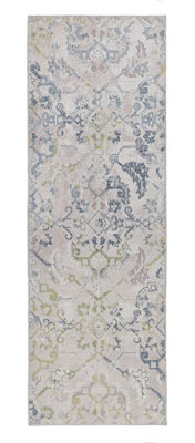 Washable Traditional Rug, Floral Rug, Easy to Clean Traditional Rug for Bedroom, LivingRoom, & DiningRoom-80cm X 150cm