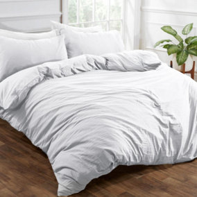Washed Linen Duvet Cover with Pillowcase Set