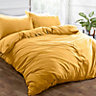 Washed Linen Duvet Cover with Pillowcase Set