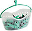 Washing Line Peg Basket With 36 Plastic Clothes Pegs Hanging Washing Line Pegs