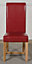 Washington Burgundy Leather Dining Chairs for Dining Room or Kitchen