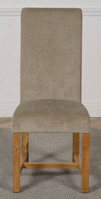 Washington Grey Fabric Dining Chairs for Dining Room or Kitchen