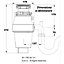 WasteMaid Elite 1780 1/2 HP Kitchen Sink Food Waste Disposal Unit + Air Switch