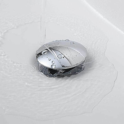 Wastes Chrome Slotted Flip Top Basin