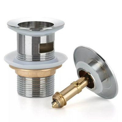 Wastes Chrome Slotted Flip Top Basin - 9