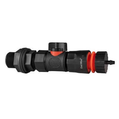 Water BSP with BSPF Quick Connect Valve and 4mm Micro Barb Hose Connector