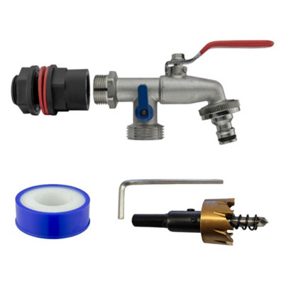 Water Butt Adapter Kit - Tanks and Garden Water Systems - Double Lever ...