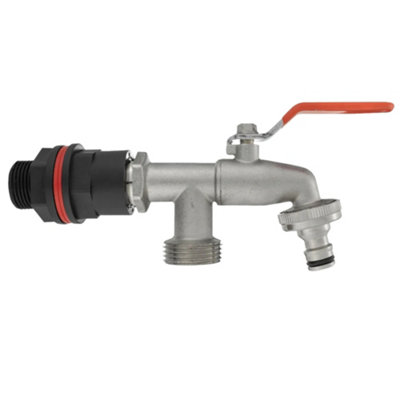 Water Butt Adapter Kit - Tanks and Garden Water Systems - Double Lever ...