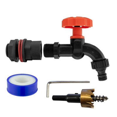 Water Butt Adapter Kit - Tanks and Garden Water Systems - Plastic Dial ...