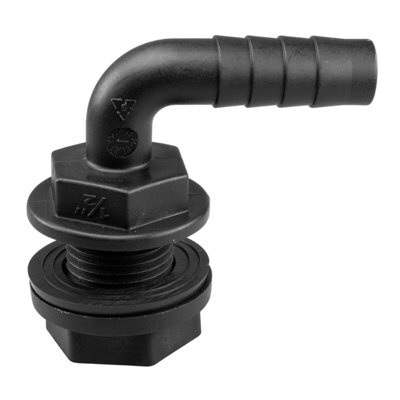 Water Butt Connector Adapter Tank Fitting Elbow 1/2" - 6