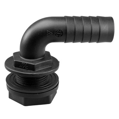 Water Butt Connector Adapter Tank Fitting Elbow 3/4"
