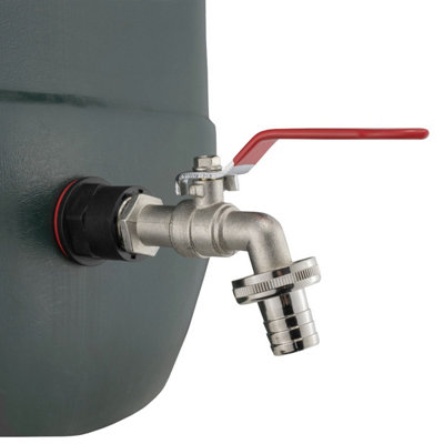 Water Butt Connector Kit 1/2 Inch BSP Tap Hose Barb Drill Bit Set