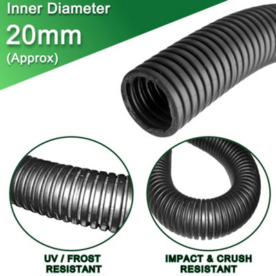 Water Butt Diverter Kit Downpipe Waterbutt Filler Kit Fits Both Round Square Downpipes Connect Downpipe to Water Butt with 1m hose