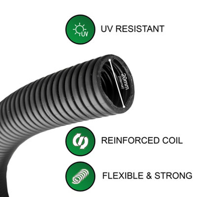 Water Butt Diverter Kit Downpipe Waterbutt Filler Kit Fits Both Round Square Downpipes Connect Downpipe to Water Butt with 1m hose