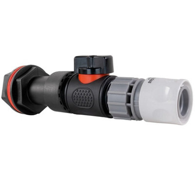 Water Butt Extension Kit with Valve and Drill Bit Set Rain Tank ...