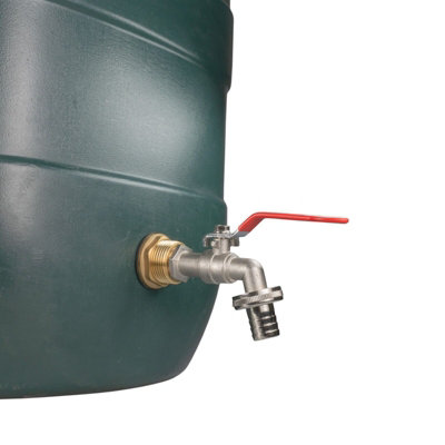 Water Butt Replacement Tap BRASS Metal Lever UK Bib Outlet Barb Quick Hosepipes  Lever tap (Barbed) 1" - 4