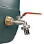 Water Butt Replacement Tap BRASS Metal Lever UK Bib Outlet Barb Quick Hosepipes Lever tap (Barbed) 3/4"
