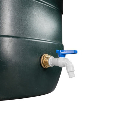 Water Butt Replacement Tap BRASS Metal Lever UK Bib Outlet Barb Quick Hosepipes  PVC Garden tap 3/4" - 4