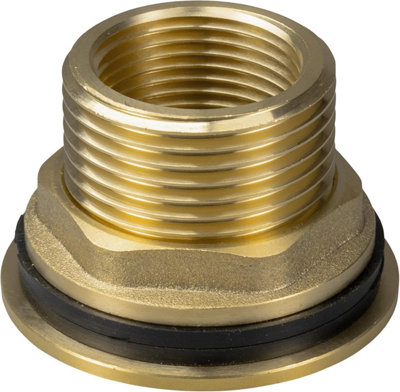 Water Butt Replacement Tap BRASS Metal Lever UK Bib Outlet Barb Quick Hosepipes  Water butt adaptor 1"