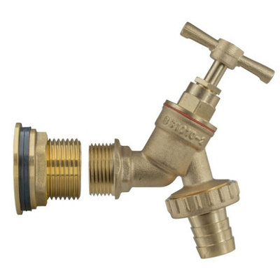 Water Butt Replacement Tap + Drill Bit BRASS 3/4