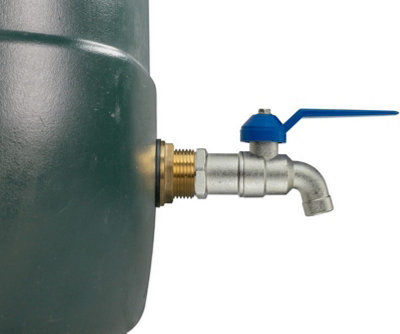 Water Butt Replacement Tap + Drill Bit BRASS 3/4
