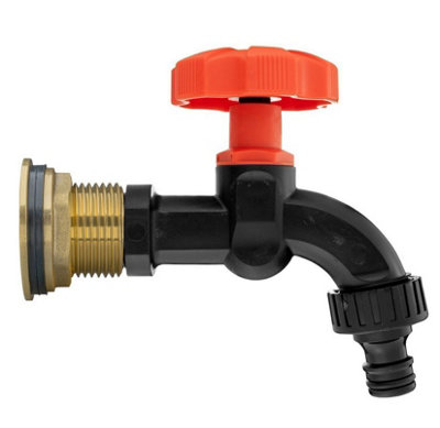 Water Butt Replacement Tap + Drill Bit BRASS 3/4