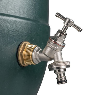 Water Butt Replacement Tap + Drill Bit BRASS 3/4