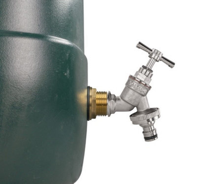 Water Butt Replacement Tap + Drill Bit BRASS 3/4