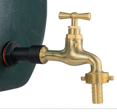 Water Butt Replacement Tap Extension Kit + Drill bit Lever Bib Outlet ...