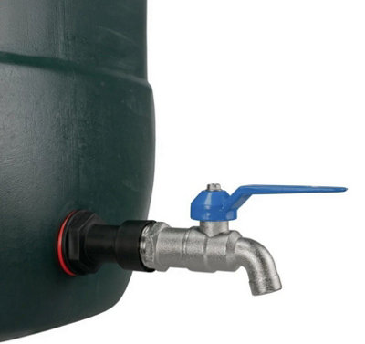 Water Butt Replacement Tap Extension Kit + Drill bit Lever Bib Outlet ...