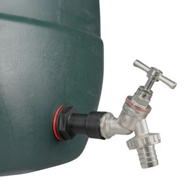 Water Butt Replacement Tap Extension Kit + Drill bit Lever Bib Outlet ...