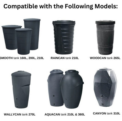 Water Butt Stand Base for Water Tank Plastic 51cmx 23cm Garden TankBase ...