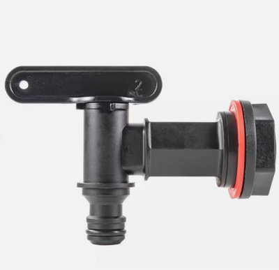 Water Butt Tap Adapter Plastic Barrel Hozelock Fitting Rain Nozzle 3/4"