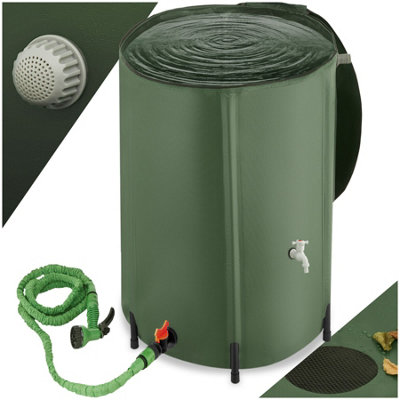 Water Butt - tap and overflow protection, foldable weather resistant ...