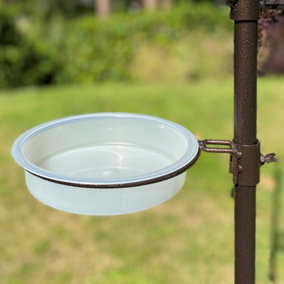 Water Dish & Bird Bath Bracket for Metal Bird Feeding Stations