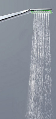 Water & Energy Saving Showerhead - Single Function Blue - 3