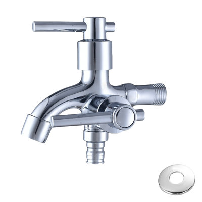 Water Faucet Dual Level Single Mixer Tap Cooler Faucet Double Spout G1 ...