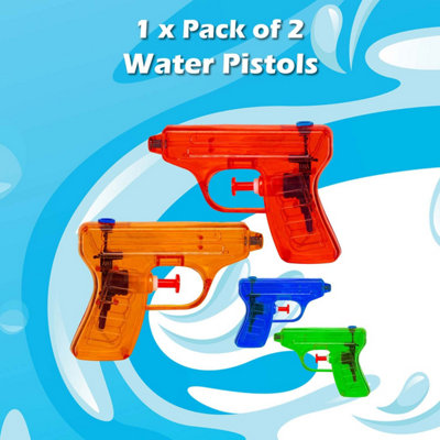Water Gun Pistol Set of 2 Colour Varies Outdoor Pool