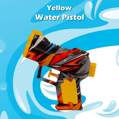 Water Gun Pistol Water Guns Adults Kids Outdoor 12cm x 13cm Yellow X 1