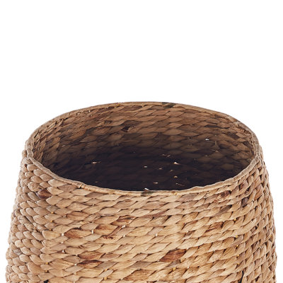 Water Hyacinth Wicker Bear Basket Natural SAMBUR