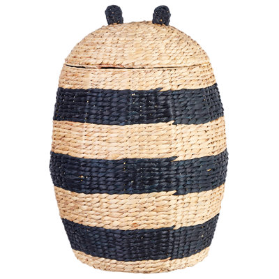Water Hyacinth Wicker Bee Basket Natural KNYSNA