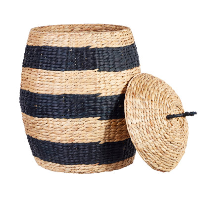 Water Hyacinth Wicker Bee Basket Natural KNYSNA