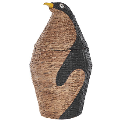 Water Hyacinth Wicker Penguin Basket Natural HADZABE