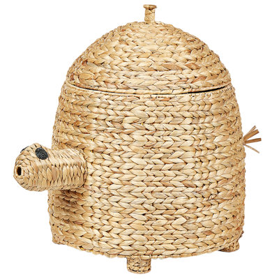 Water Hyacinth Wicker Turtle Basket Natural MONTAGU