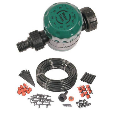 Water Manual Hose Timer Auto Watering Hozelock Compatible & Micro Irrigation Kit