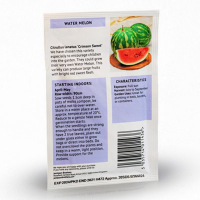 Water Melon Crimson Sweet Fruit Seeds (Approx. 20 seeds) by Jamieson Brothers - 4