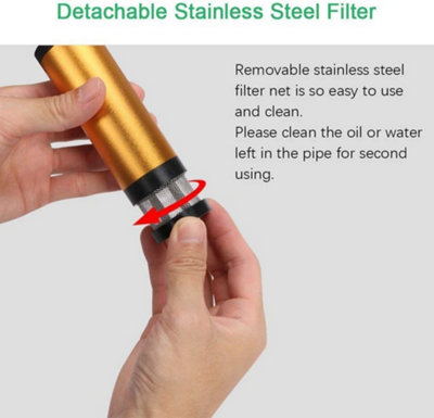 12V Gold Submersible Water Pump – Stainless Steel Mini Diesel/Oil